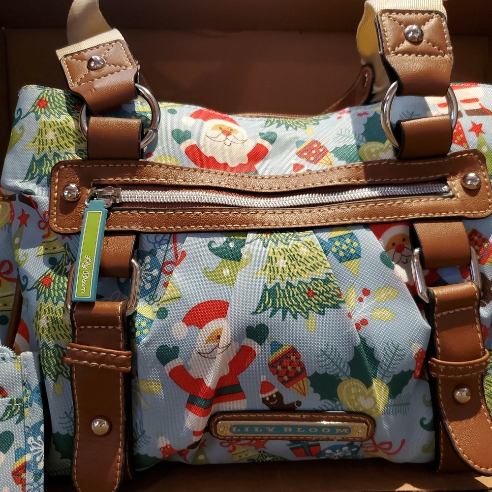 Lily Bloom Christmas Holiday Handbag